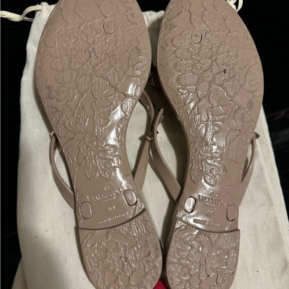 Valentino Rockstud Jelly Flip Flops, Sandals, Size 40 - Picture 2 of 4